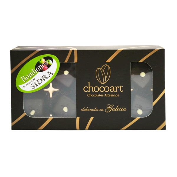 Bombones de crema de sidra