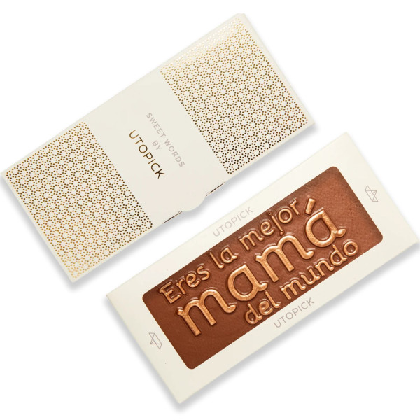 Tableta de chocolate personalizada de Utopick para madre