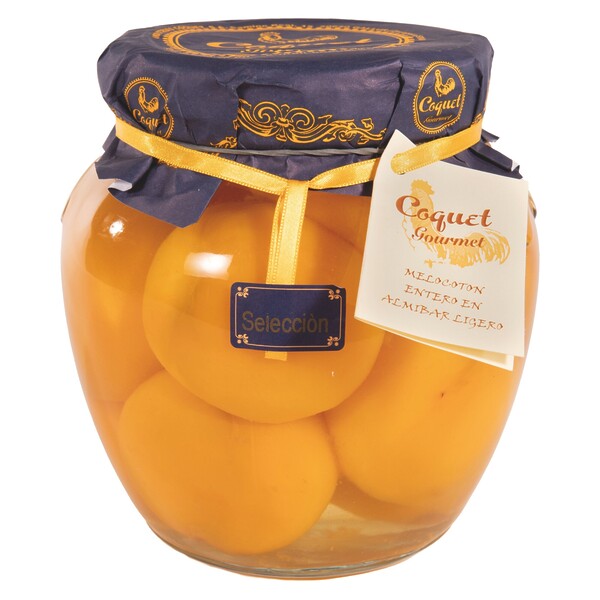 Melocotón en almíbar entero premium de 'Coquet'