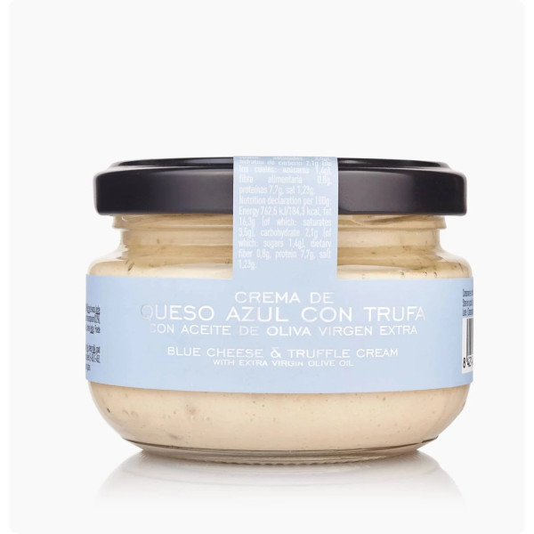 Crema de queso azul con trufa