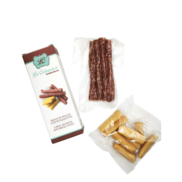 snack de longaniza de pascua con rosquilletas