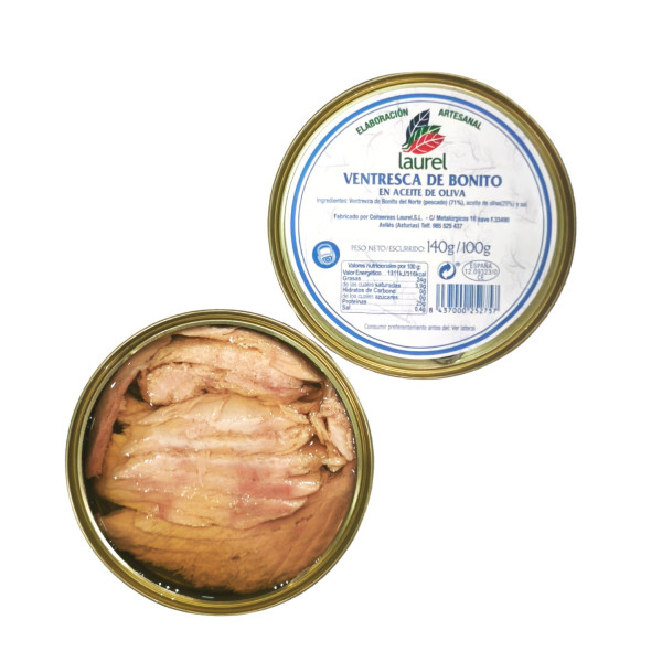 Ventresca de bonito del norte 'Conservas Laurel'