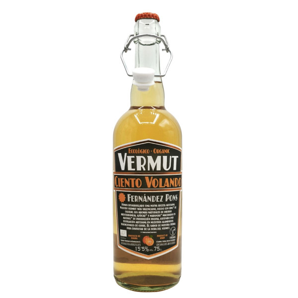 Vermut naranja Ciento Volando ecológico valenciano