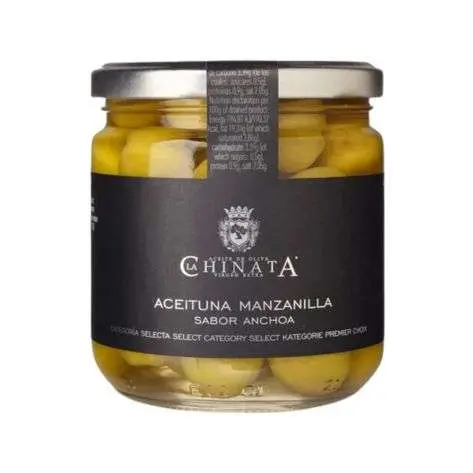 Aceituna manzanilla sabor anchoa