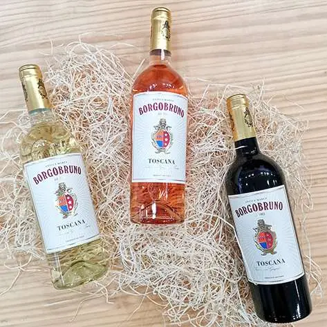 Caja gourmet ‘Vinos de la Toscana italiana’