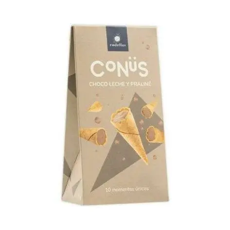 Conüs chocolate con leche y praliné