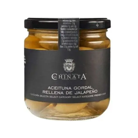 Aceituna gordal rellena de jalapeño