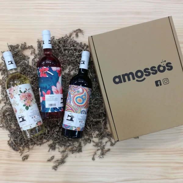 Caja gourmet ‘Vinos tricolor’
