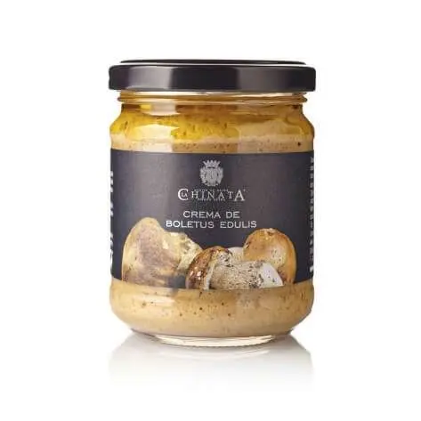 Crema de boletus edulis
