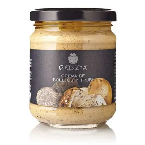 Crema de boletus y trufa