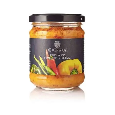 Crema de pimientos y chilli