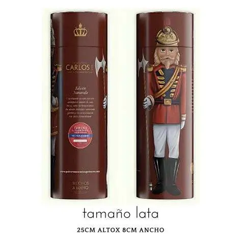 Lata de polvorones Carlos I (edición Guardia Real) 280gr.