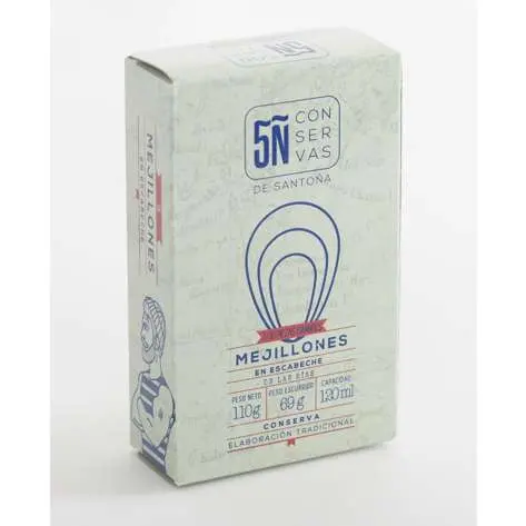 Mejillones en escabeche 5Ñ