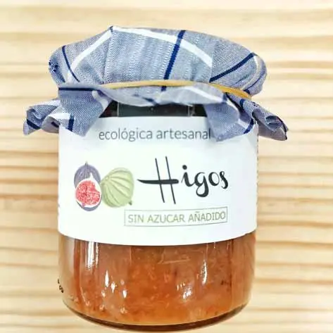Mermelada higos ecológica sin azúcar añadido