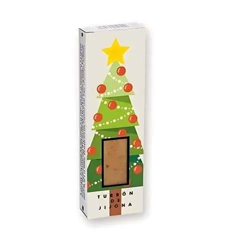 Minitablet árbol de Navidad (Turrón de Jijona) 50gr.