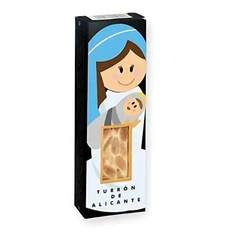 Minitablet Virgen (Turrón de Alicante) 50gr.