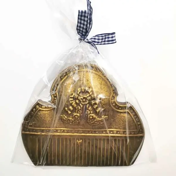 Peineta fallera de chocolate ORO