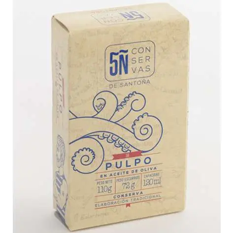 Pulpo en aceite de oliva 5Ñ