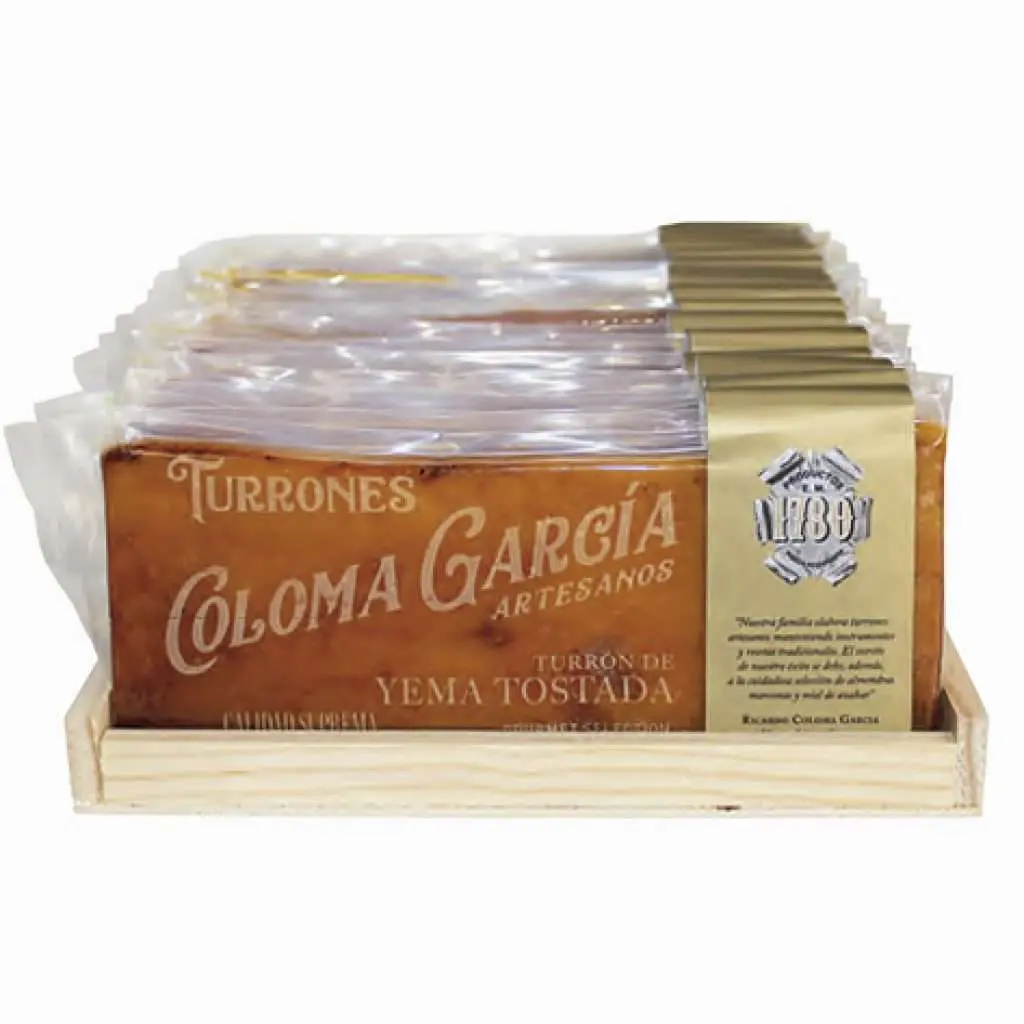 Turrón de yema tostada Coloma García